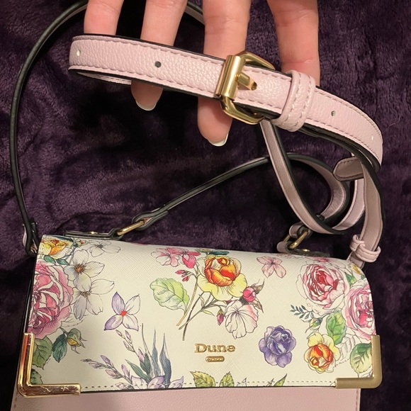 Dune London Floral satchel, top handle, and/or crossbody purse bag - Picture 3 of 6